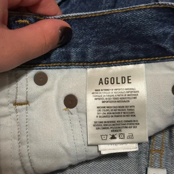 Agolde Parker Long Denim Shorts – Enamour - Picture 11 of 11